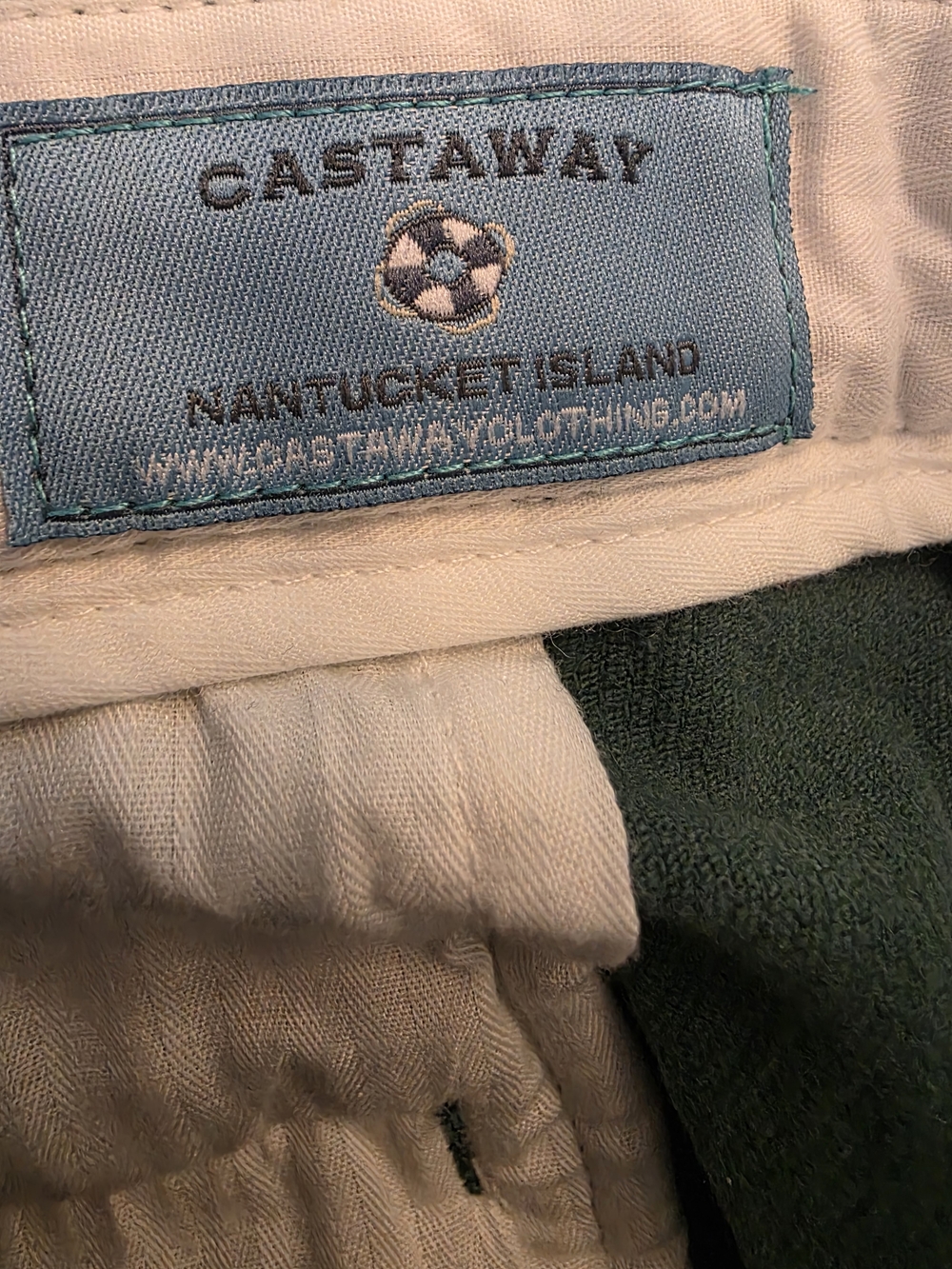 Two Men's Holiday (e.g. Green And Red) Corduroy Pants with Embroidered Motif - Picture 9 of 10